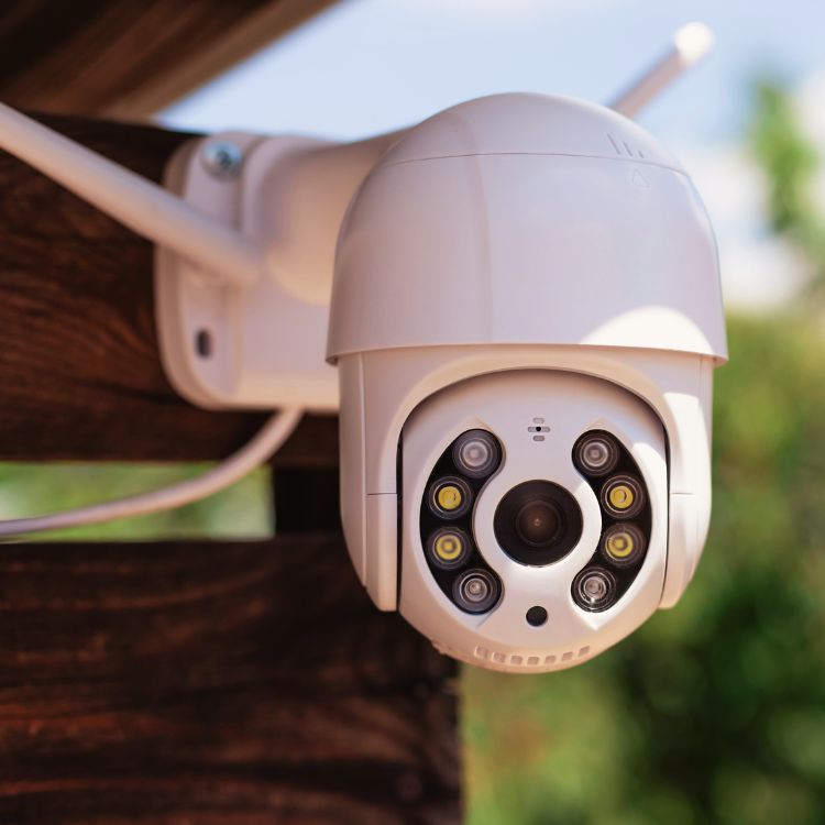 outdoor security camera installation
